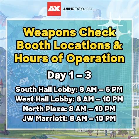 anime expo weapons check box